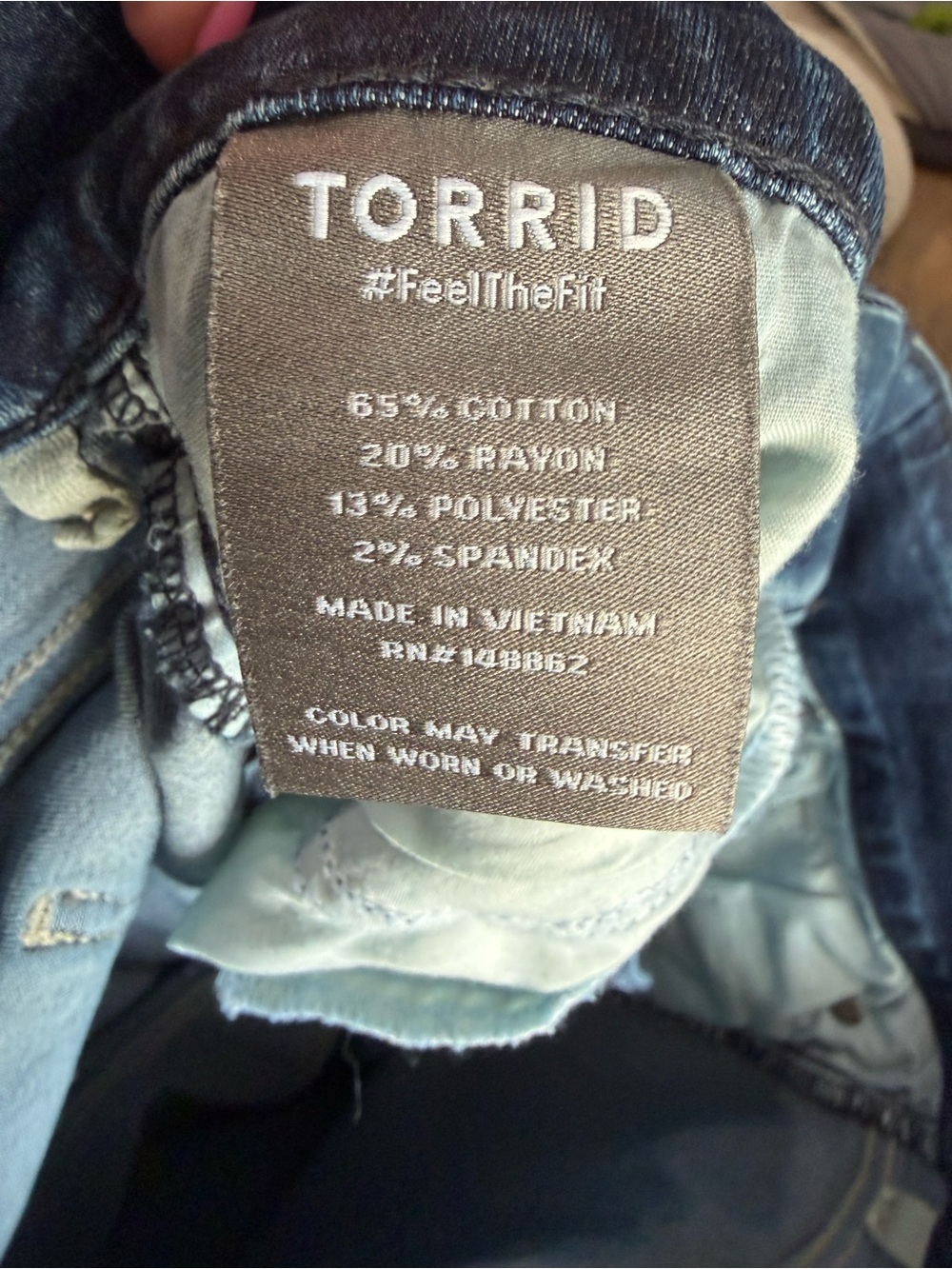 Torrid Super Soft High Rise Triple Button Jegging Jeans Medium Wash 16S Short - Picture 6 of 8